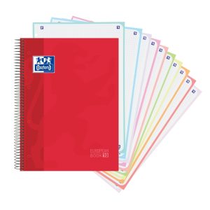 Oxford School Classic A4+ Europeanbook - Tapa Extradura - 150 Hojas - Color Rojo