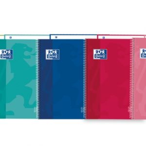 Oxford School Classic Europeanbook 1 A4+ - Tapa Extradura Resistente - 80 Hojas de Alta Calidad - Colores Surtidos