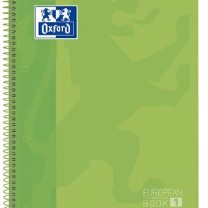 Oxford School Classic Europeanbook 1 A4+ Tapa Extradura - 80 Hojas - Color Verde Manzana