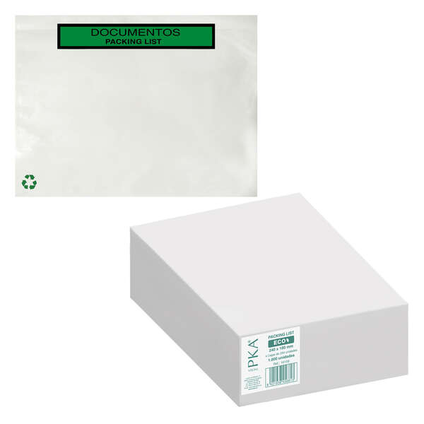Dohe ECO Caja de 1000 Sobres Autoadhesivos para Envio de Documentos 240x180mm - Packing List Especial Envios