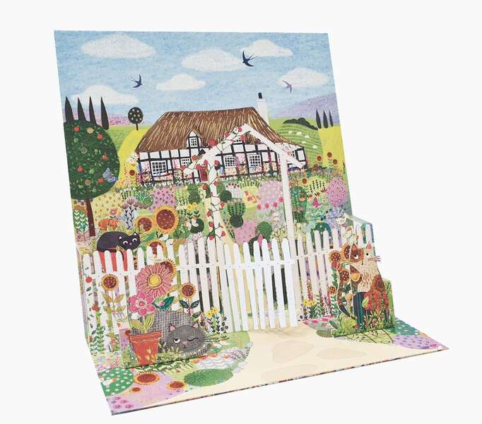 Pictura Tarjeta 3D Pop-Up - 16x16cm - Tematica Casa de Campo - Embolsada Individualmente - Incluye Sobre Blanco - Papel con Certificacion FSC 1 Pictura Tarjeta 3D Pop-Up - 16x16cm - Tematica Casa de Campo - Embolsada Individualmente - Incluye Sobre Blanco - Papel con Certificacion FSC