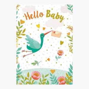 Pictura Tarjeta Zig-Zag - Tarjeta Coleccion Bebes - 15x22cm - Tematica Bebes - Tarjeta Triptica - Incluye Sobre Blanco - Papel con Certificacion FSC