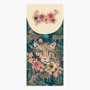 Pictura Tarjeta Money Cards - Tarjeta de Regalo Tipo Sobre - 9.6x21.3cm - Tematica Leopardo - Embolsada Individualmente - Incluido Sobre Blanco - Papel con Certificacion FSC