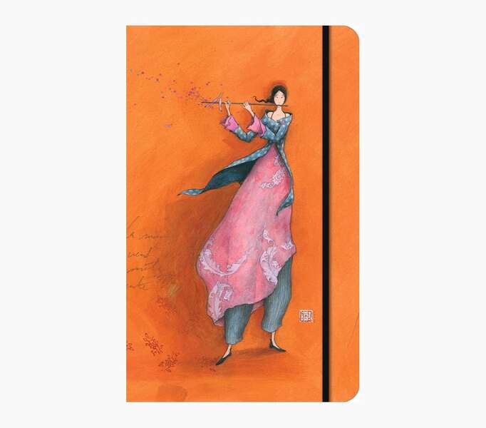 Pictura Gaëlle Boissonnard Cuaderno de Tapa Dura - 13x21cm - Cierre con Cinta Elastica - Cinta de Raso para Marcar La Pagina - 192 Paginas con Lineas 1 Pictura Gaëlle Boissonnard Cuaderno de Tapa Dura - 13x21cm - Cierre con Cinta Elastica - Cinta de Raso para Marcar La Pagina - 192 Paginas con Lineas