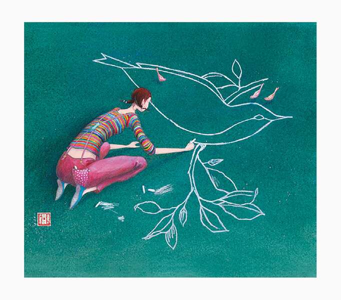 Pictura Gaëlle Boissonnard Tarjeta Doble - Acabado en Barniz de Relieve UV Grueso - Laminado Mate de Tacto Suave - 10.5x21cm - Papel con Certificacion FSC 1 Pictura Gaëlle Boissonnard Tarjeta Doble - Acabado en Barniz de Relieve UV Grueso - Laminado Mate de Tacto Suave - 10.5x21cm - Papel con Certificacion FSC