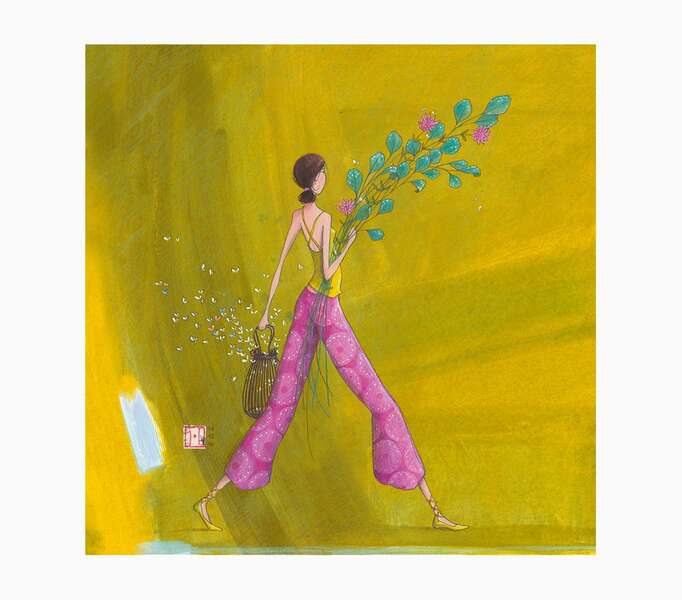 Pictura Gaëlle Boissonnard Tarjeta Doble - Acabado en Barniz de Relieve UV Grueso - Laminado Mate de Tacto Suave - 16x16cm - Papel con Certificacion FSC 1 Pictura Gaëlle Boissonnard Tarjeta Doble - Acabado en Barniz de Relieve UV Grueso - Laminado Mate de Tacto Suave - 16x16cm - Papel con Certificacion FSC