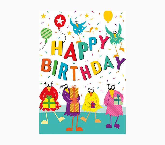 Pictura Zig-Zag Tarjeta Triptica de Felicitacion de Cumpleaños 15x22cm - Incluye Sobre Blanco - Papel con Certificacion FSC 1 Pictura Zig-Zag Tarjeta Triptica de Felicitacion de Cumpleaños 15x22cm - Incluye Sobre Blanco - Papel con Certificacion FSC