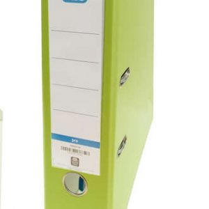 Elba Archivador Palanca Rado Top Folio - Lomo de 80mm - Forrado Exterior de Plastico - Interior de Papel - Color Lima