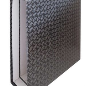 Elba Cajetin para Archivador - Tamaño Folio - Lomo de 85mm - Material de Carton Plastificado - Color Negro