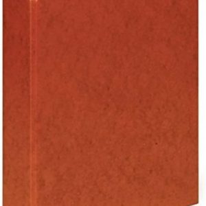 Elba Carpeta de Anillas 2Dx40mm Tamaño Folio - Con Compresor - Lomo 50mm - Carton Cuero - Color Marron