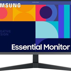 Samsung Essential S3 Monitor 24" LCD IPS FullHD 1080p 100Hz Freesync - Respuesta 4ms - Angulo de Vision 178° - HDMI, DisplayPort - VESA  75x75mm