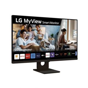 LG MyView Smart Monitor LED 27" LCD IPS FullHD 1080p 60Hz HDR10 - Smart TV - Angulo de Vision 178º - Altavoces - WiFi, Bluetooth, HDMI, USB-A - VESA 100x100mm