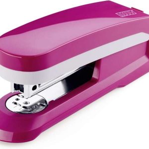 Novus Evolution E 25 Fresh Grapadora + Caja de 200 Grapas 24/6 - Hasta 25 Hojas - Grapado Cerrado, Abierto y Clavado - Color Fucsia