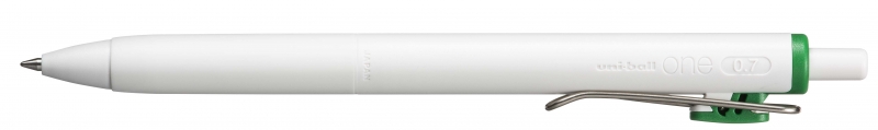 Uni-ball ONE UMN-S-07 Boligrafo de Tinta Gel - Punta de Bola 0.7mm - Escritura Ultra Fluida - Agarre Suave y Comodo - Color Verde