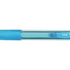 Uni-ball Shalaku M5-100 Portaminas - Ancho de Trazo 0.5mm - 2 Minas HB - Empuñadura de Caucho Antifatiga - Goma de Borrar Integrada - Color Azul Claro