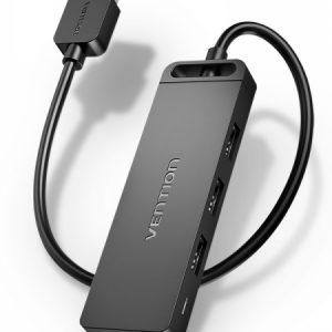 Vention HUB 4 en 1 USB 2.0 a 4xUSB - 1m - Color Negro