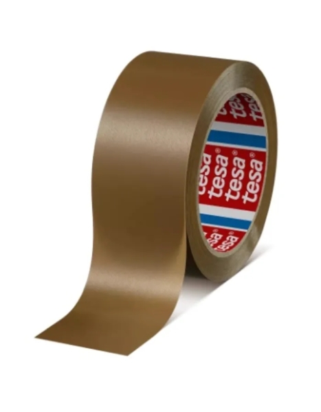 Tesa 4100 Precinto de Embalar Resistente 50mm x 66 Metros - PVC Rugoso - Adhesivo Potente - Color Marron 1 Tesa 4100 Precinto de Embalar Resistente 50mm x 66 Metros - PVC Rugoso - Adhesivo Potente - Color Marron