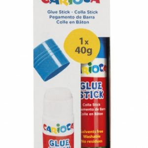 Carioca Pegamento Barra 40gr - Ideal para Casa, Colegio y Oficina - Pega Papel, Fotos y Tejidos - sin Disolventes - Color Varios