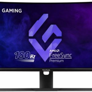 Viewsonic Monitor 34" VX3418-2KPC QHD - 144hz - Respuesta 1ms - 1500R Curve Monitor - 21:9 - Adaptive Sync - 2 HDMI - 2 DisplayPort - Altavoces - Ajustable en Altura - Color Negro