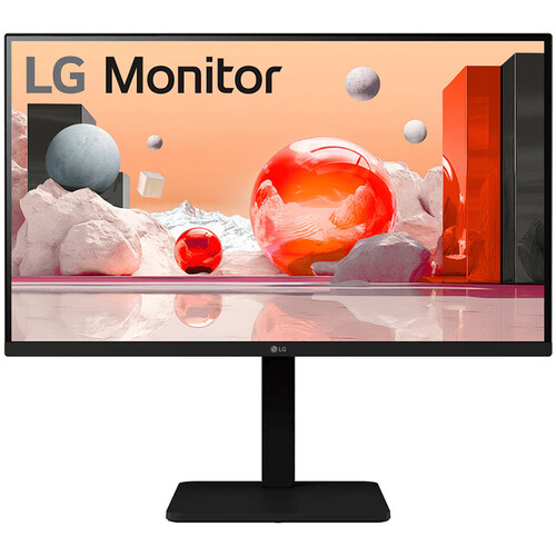 LG Monitor LED 27" IPS FullHD 1080p 100Hz - Respuesta 5ms - Ajustable en Altura, Giratorio e Inclinable - Altavoces 2W - HDMI, USB, DisplayPort, VGA