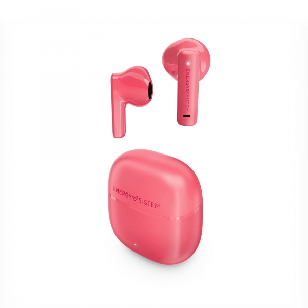 Energy Sistem Auriculares True Wireless - Bluetooth 5.4 - 20h Autonomia - Graves Profundos - Materiales Reciclados - Asistente de Voz Integrado - Color Rojo 1 Energy Sistem Auriculares True Wireless - Bluetooth 5.4 - 20h Autonomia - Graves Profundos - Materiales Reciclados - Asistente de Voz Integrado - Color Rojo