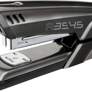 Maped Half Strip A-3545 Grapadora Metalica de Sobremesa - Hasta 25 Hojas a la Vez - Admite Grapas 24/6 y 26/6 - Grapado Abierto y Cerrado - Color Negro