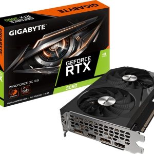 Gigabyte GeForce RTX 3060 Terjeta Grafica WINDFORCE OC 12GB GDDR6