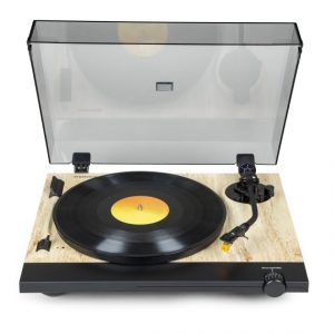 Thomson TT702 Giradiscos Preamplificado Premium - Conexion RCA - Color Madera/Aluminio