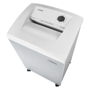 Dahle 606air Destructora de Papel Manual Microcorte P-6 - Destruye hasta 5 Hojas - Filtro Antipolvo CleanTEC® - Capacidad de la Papelera 60L - Ruedas Giratorias - Color Blanco