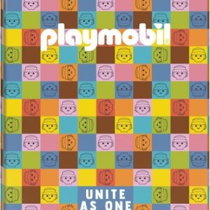 Dohe Playmobil Unite as One Carpeta de 4 Anillas Mixtas de 40mm - Formato Folio - Cubierta en Carton Forrado Plastificado