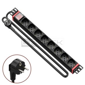 WP Regleta 8 Schukos para Rack 19" 1U