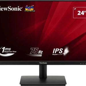 Viewsonic Monitor 23.8" LED IPS FullHD 75Hz - Respuesta 1ms - Angulo de Vision 178º - 16:9 - VGA, HDMI - VESA 75x75mm - Color Negro