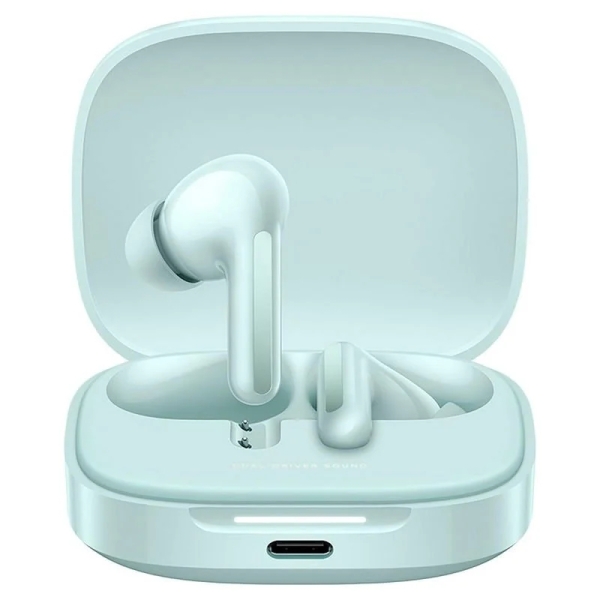 Xiaomi Redmi Buds 6 Auriculares Bluetooth 5.4 - Microfono Integrado - Sonido Envolvente 360 - Cancelacion de Ruido Autonomia hasta 10h - Resistencia al agua IP54 - Control Tactil - Color Verde