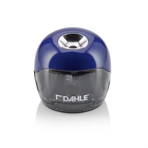 Dahle 250 Afilalapices Electrico - Para Lapices de Ø 8mm - Gran Deposito Transparente - Alimentacion con Pilas AA - ColorAzul