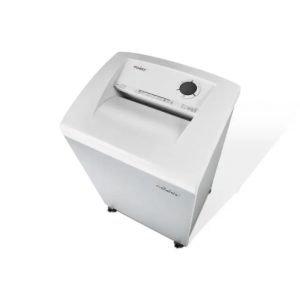 Dahle 306 Team Destructora de Papel Manual Corte en Particulas P-3 - Destruye hasta 20 Hojas - Papelera de 60L - Ruedas Giratorias con Freno - Color Blanco