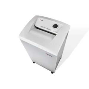 Dahle 306 Team Destructora de Papel Manual Corte en Particulas P-3 - Destruye hasta 20 Hojas - Papelera de 100L - Ruedas Giratorias con Freno - Color Blanco