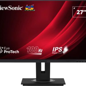 Viewsonic VG2748A-2 Monitor 27"  LED IPS FullHD - 16:9 -  Altavoces 4W - HDMI, VGA, USB - Ajustable en Altura, Giratorio e Inclinable - Color Negro