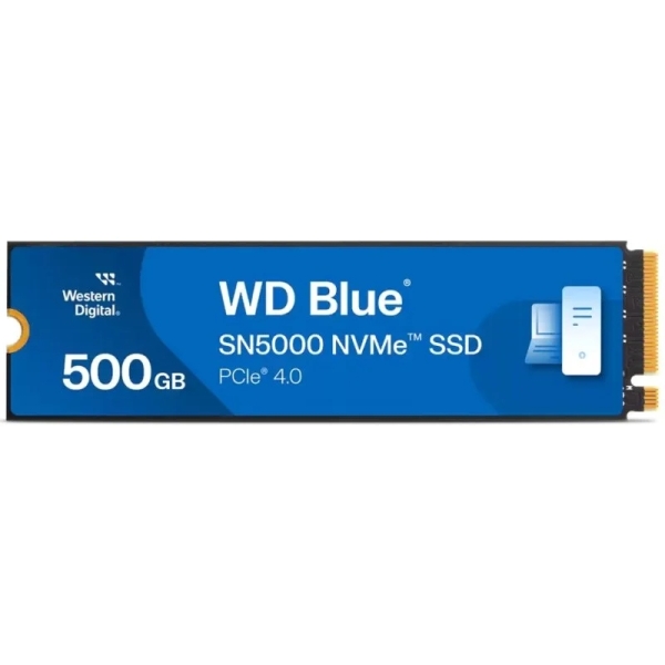 WD Blue SN5000 Disco Duro Solido SSD 500GB M2 PCI Express 4.0 NVMe Gen4 TCL 3D NAND