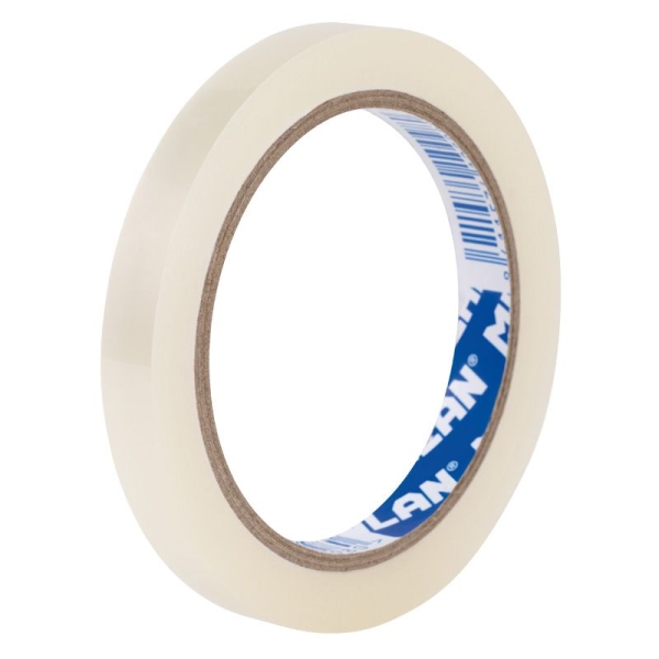 Milan Cinta Adhesiva Transparente - Medidas 12mm x 66m - Color Transparente Brillante 1 Milan Cinta Adhesiva Transparente - Medidas 12mm x 66m - Color Transparente Brillante