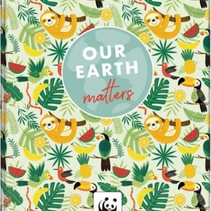 Dohe WWF Tropic Carpeta de 4 Anillas Mixtas de 40mm - Formato Folio - Cubierta en Carton Forrado Plastificado