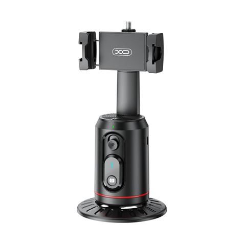 XO SS16 Soporte Sobremesa para Smartphone - Seguimiento y Reconocimiento Facial - Motorizado 360º - Control por Gestos - Bluetooth - Color Negro