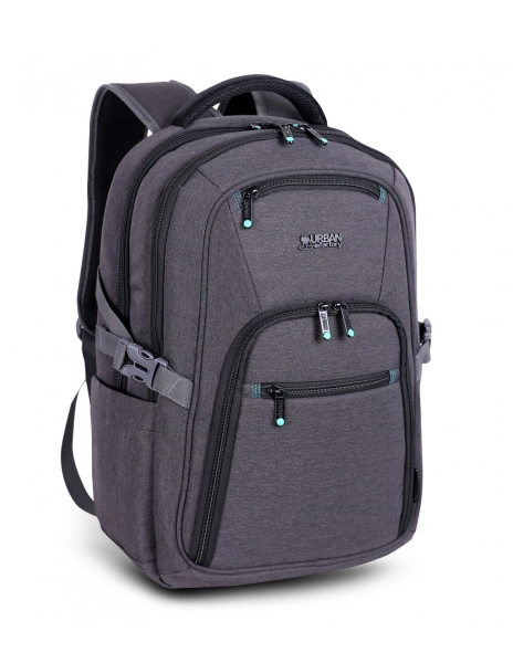 Urban Factory Heavee Green Mochila de Viaje para Portatil 15.6" - Ecologica - Color Gris 1 Urban Factory Heavee Green Mochila de Viaje para Portatil 15.6" - Ecologica - Color Gris