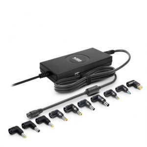 Urban Factory Cargador Universal para Portatil 120W - Delgado - 1x USB-A - Color Negro