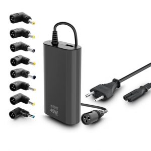 Urban Factory Alee Cargador Universal para Portatil de 45W - 1x USB-A - Color Negro