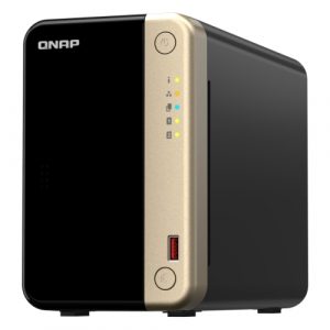 QNAP TS-264-8G NAS Torre Procesador Intel Celeron N4505 - Memoria 8GB - 2 Bahias 2.5", 3.5", M.2 - USB, HDMI, RJ-45 - Ventilador 70mm