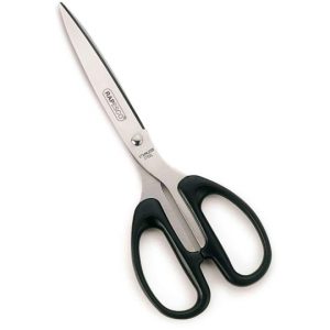 Rapesco Essential Tijeras de Acero Inoxidable 21cm - Mangos Ergonomicos - Aptas para Diestros y Zurdos - Color Negro