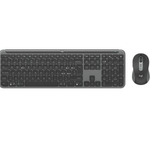 Logitech MK950 Pack Inalambrico USB Teclado Multimedia + Raton 1000dpi - Botones Easy-Switch - Color Grafito