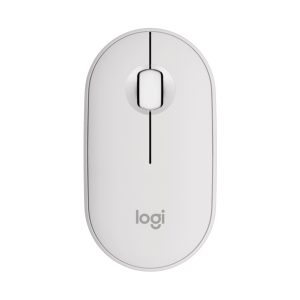 Logitech Pebble Mouse 2 M350s Raton Inalambrico USB 1000dpi - Multidispositivo - Uso Ambidiestro - Color Blanco