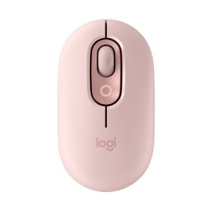 Logitech POP Mouse Raton Inalambrico 1000dpi - 4 botones - Multidispositivo - Color Rosado