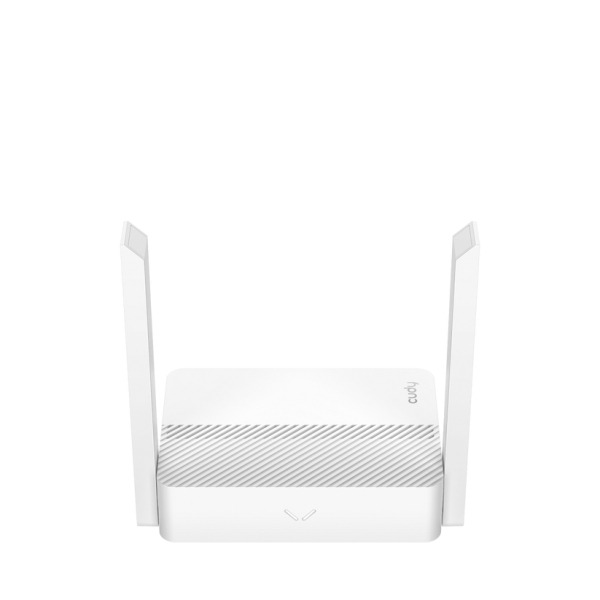 Cudy Router WiFi Dual Band AC1200 - Velocidad hasta 100Mbps - 4 Puertos - 4 Antenas Fijas de 5dBi - Color Blanco